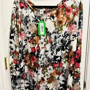 Sew In Love 3X Floral Top! Brand New with tags!!!! SUPER SOFT~Leggings Material